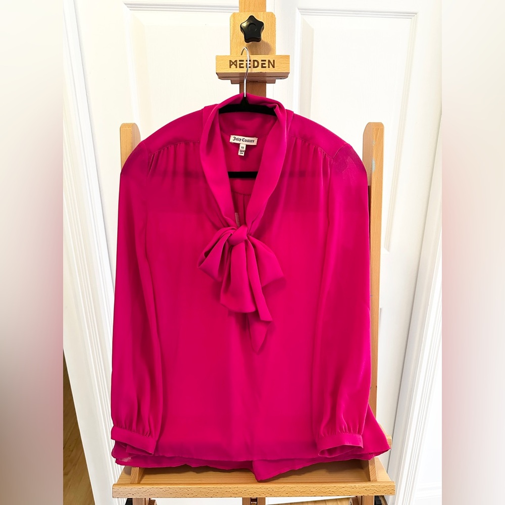 Juicy Couture Vibrant Pink Blouse